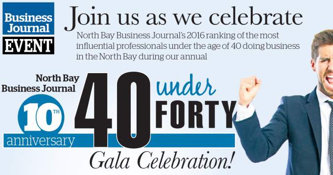 Meet the North Bay Business Journal’s Forty Under 40 Professionals